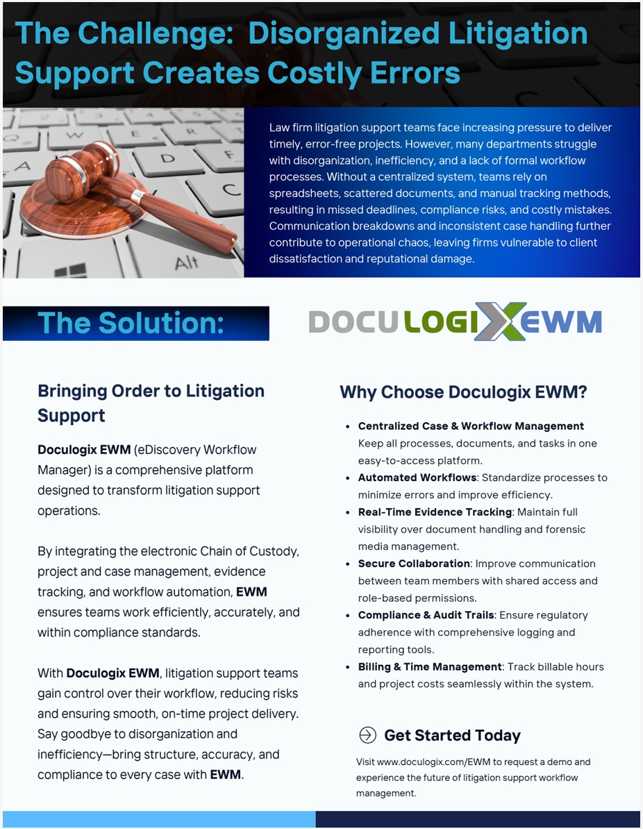 The Challenge: Disorganized Litigation Support Creates Costly Errors thumbnail